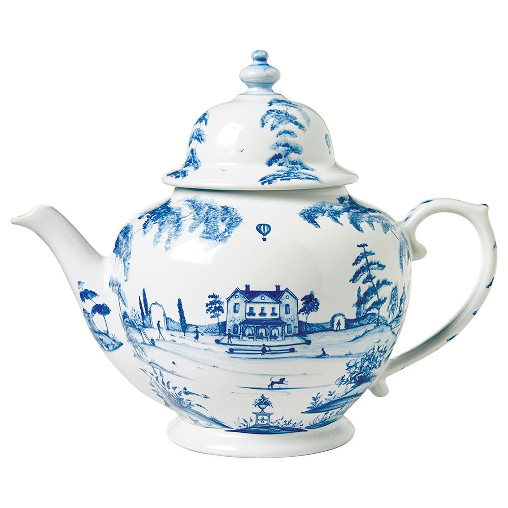 Juliska Country Estate Delft Blue Teapot Main House