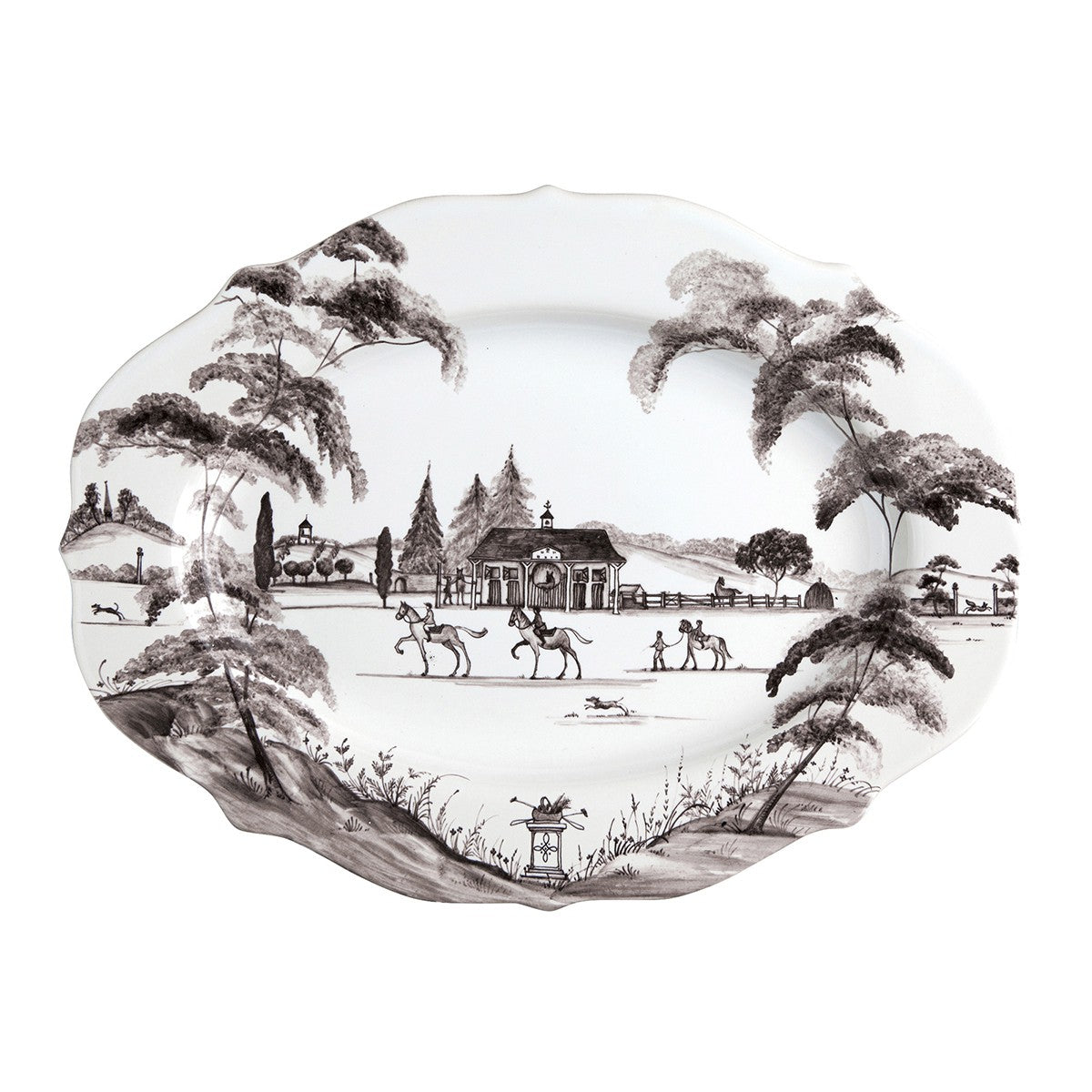 Juliska Country Estate Flint 15" Serving Platter Stable