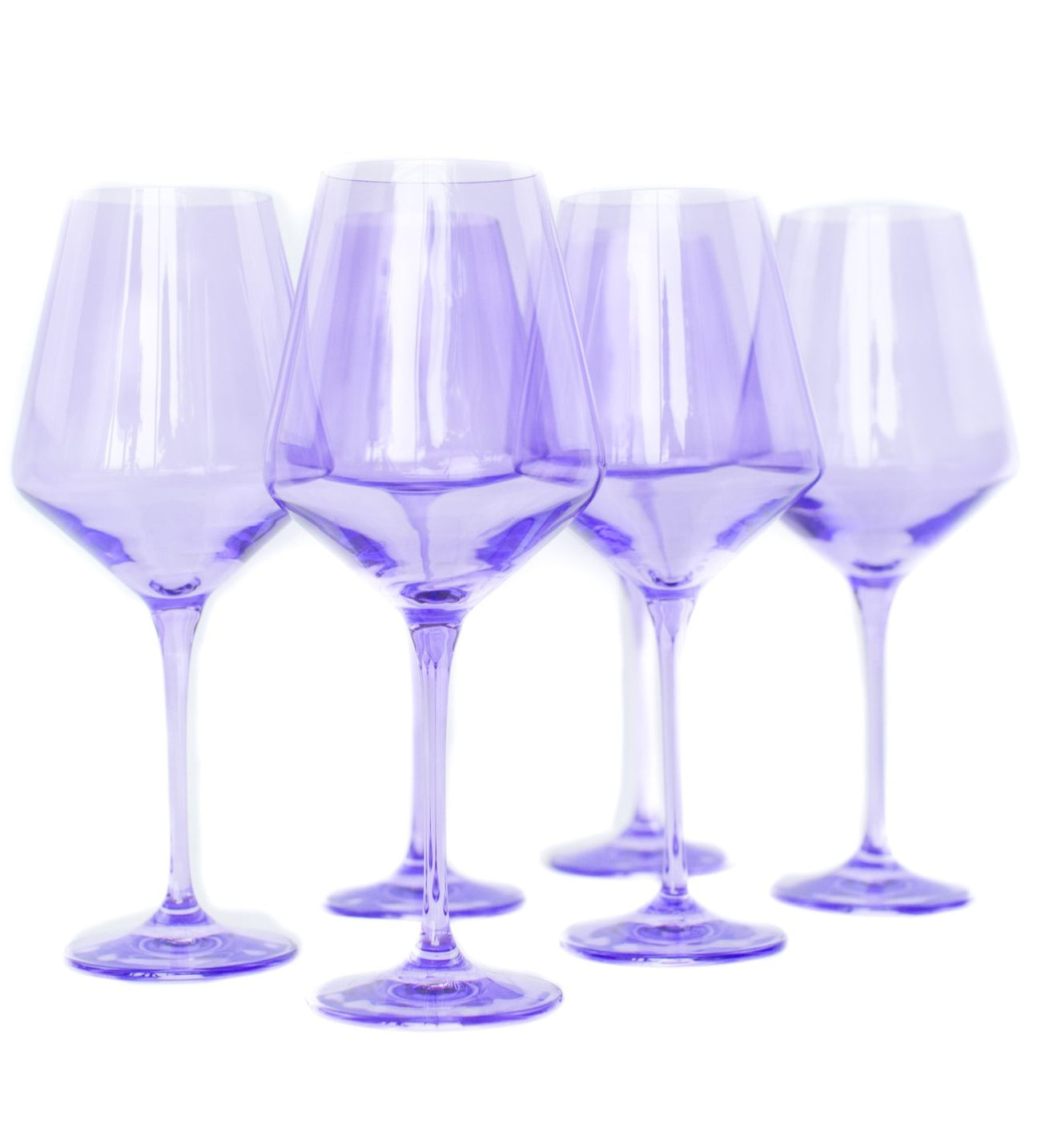 Estelle Lavender Wine Glasses