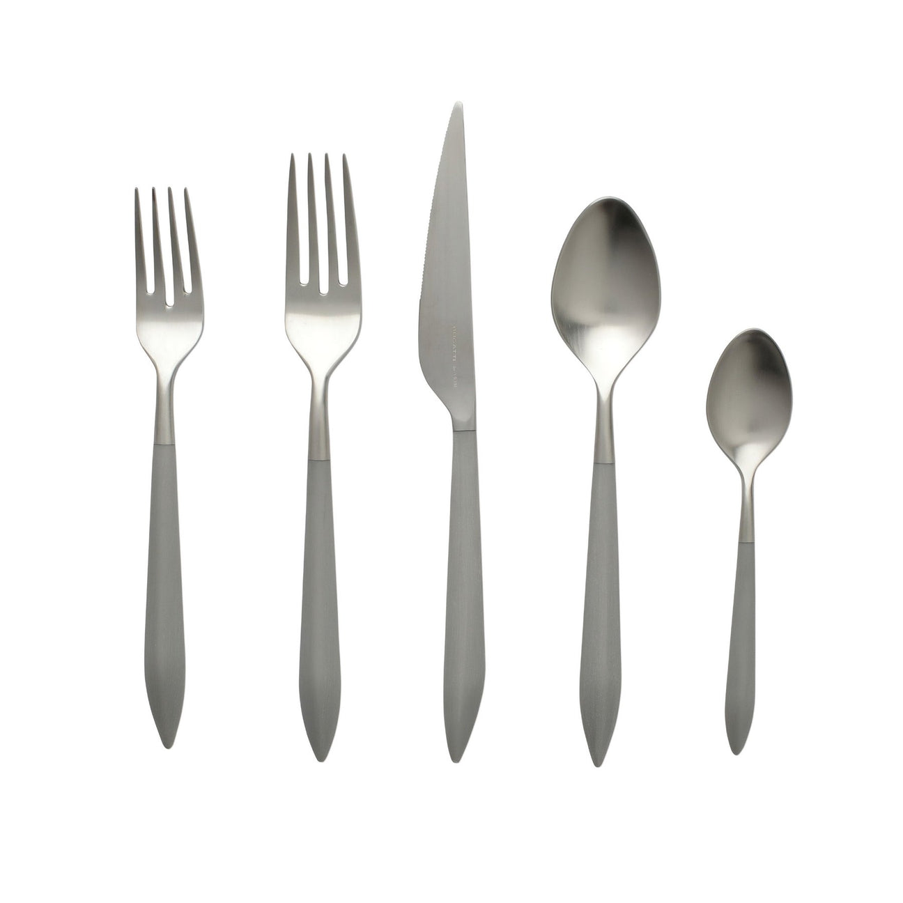 VIETRI Ares Argento & Light Gray Five Piece Place Setting