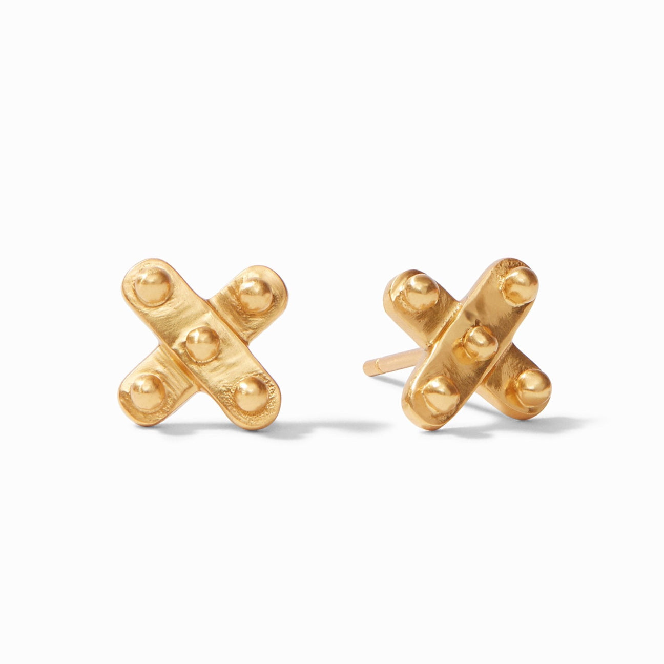 Julie Vos Soho Demi Gold Stud