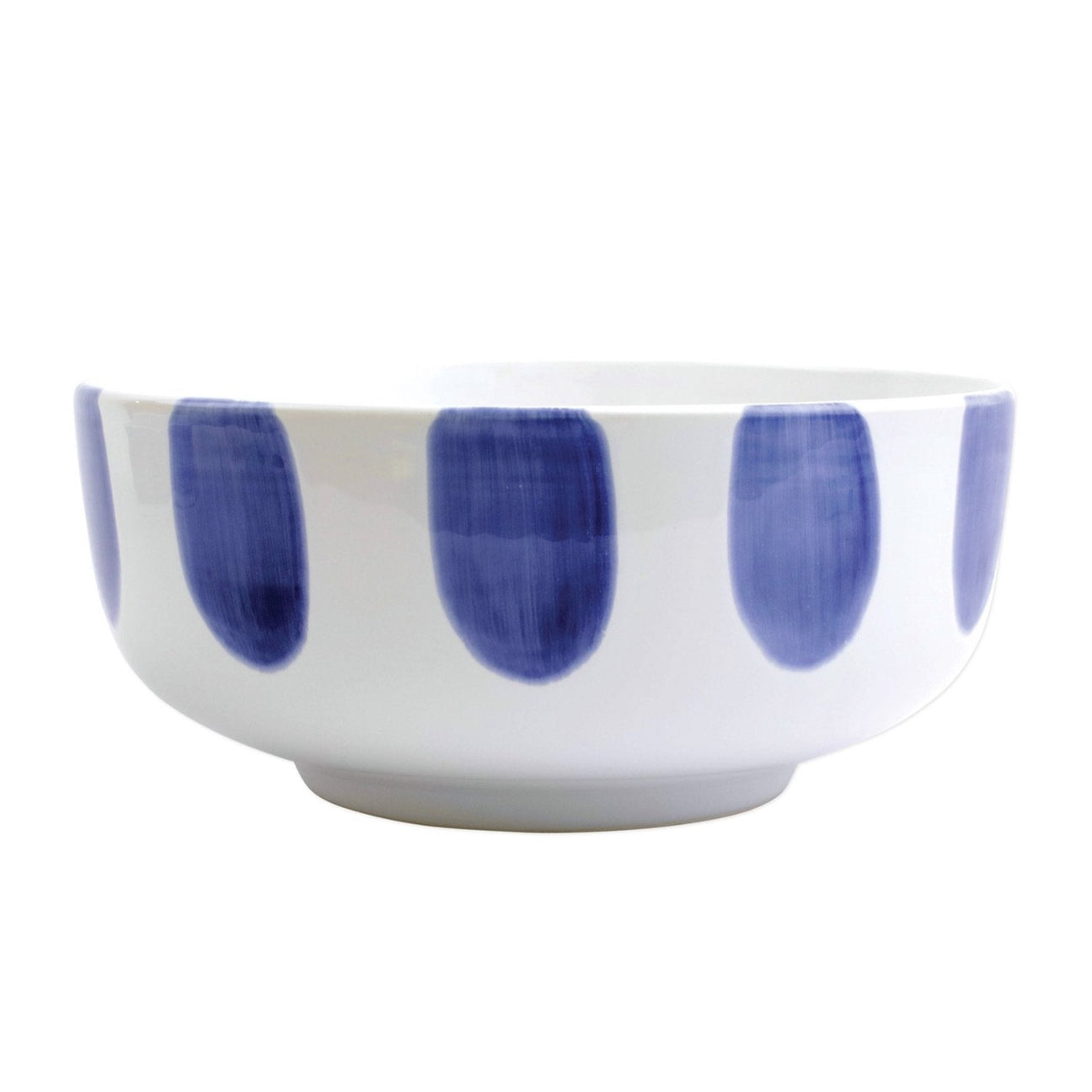 VIETRI Santorini Dot Large Footed Serving Bowl