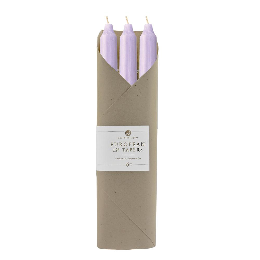 Lilac Taper Candles