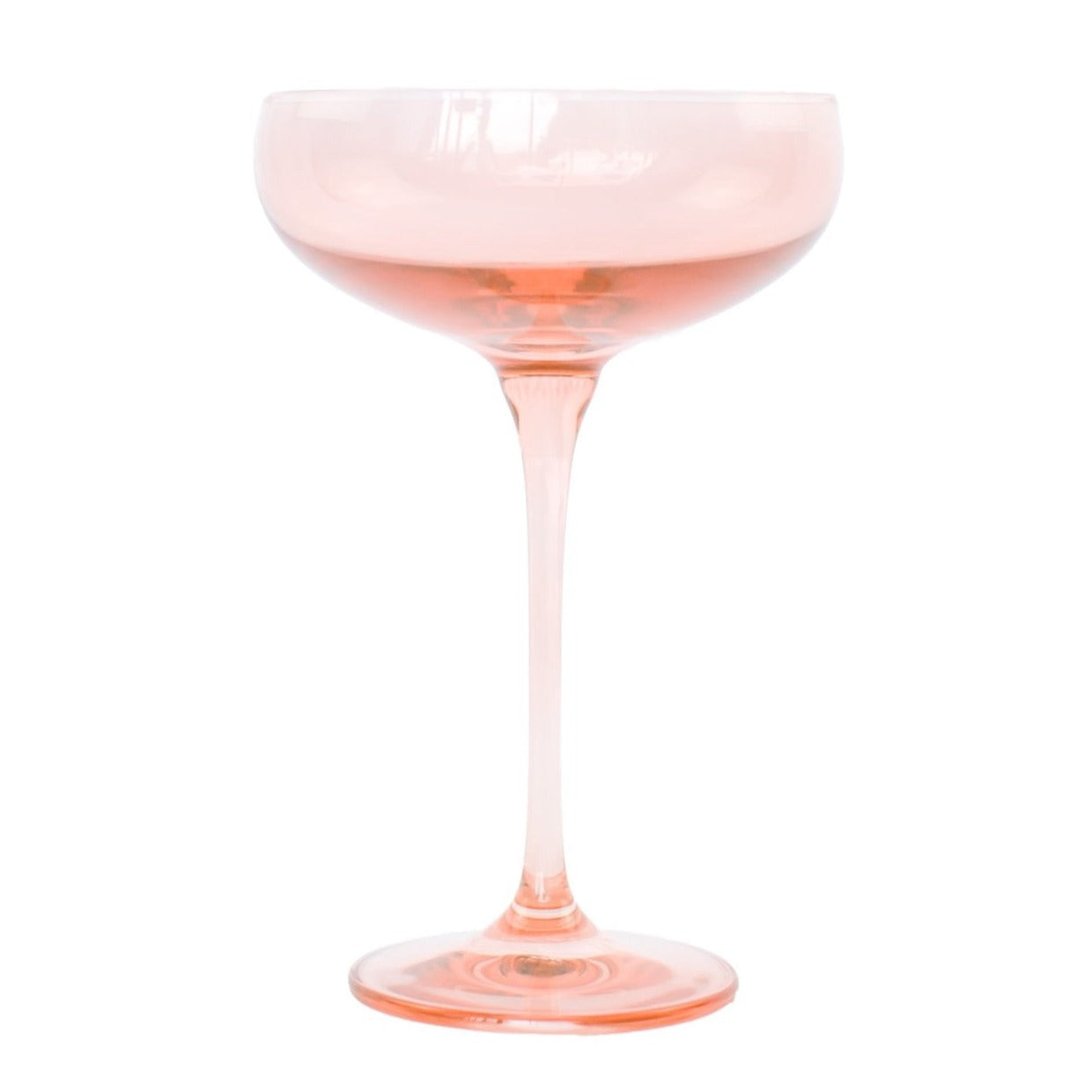 Estelle Blush Pink Coupe Glasses