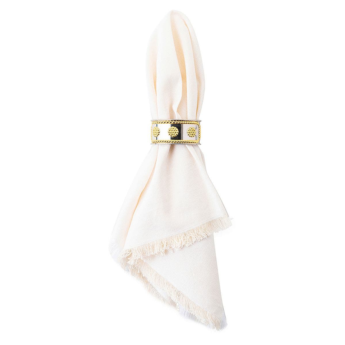 Juliska Berry & Thread Gold/Silver Napkin Ring