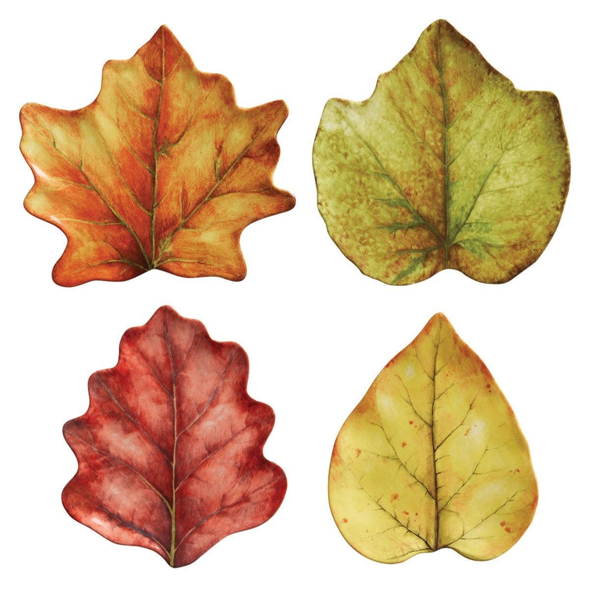 Juliska Forest Walk Leaf Plates - Set of 4