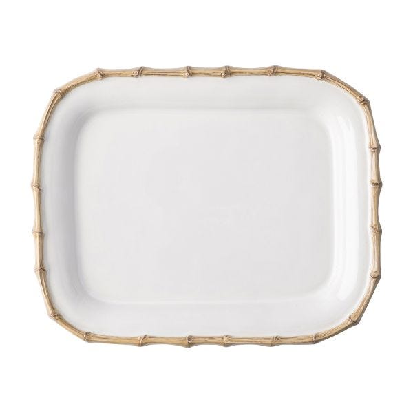 Juliska Bamboo Natural 12'' Rectangular Platter
