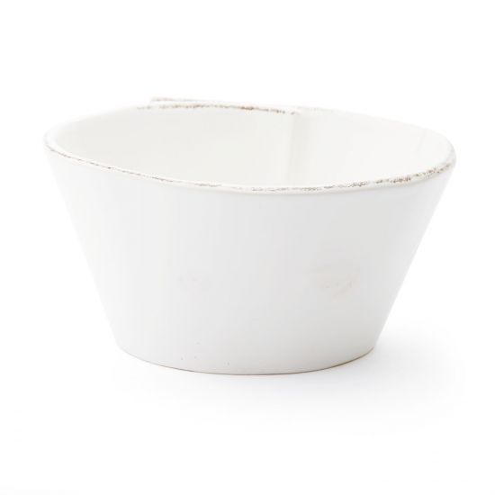 VIETRI Lastra White Stacking Cereal Bowl