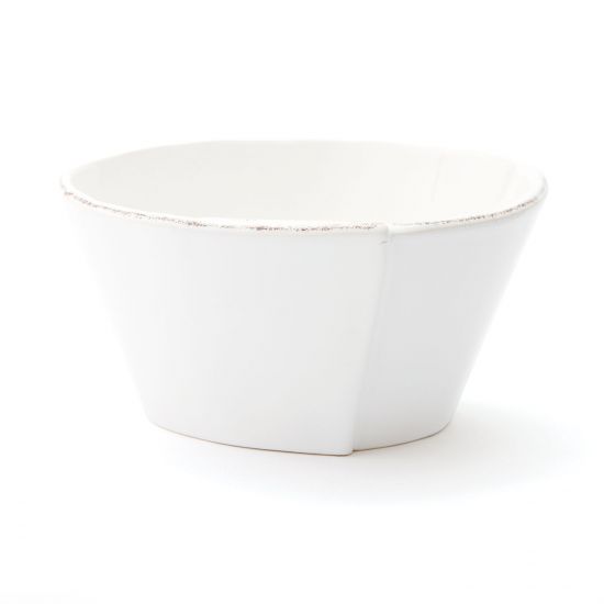 VIETRI Lastra White Stacking Cereal Bowl