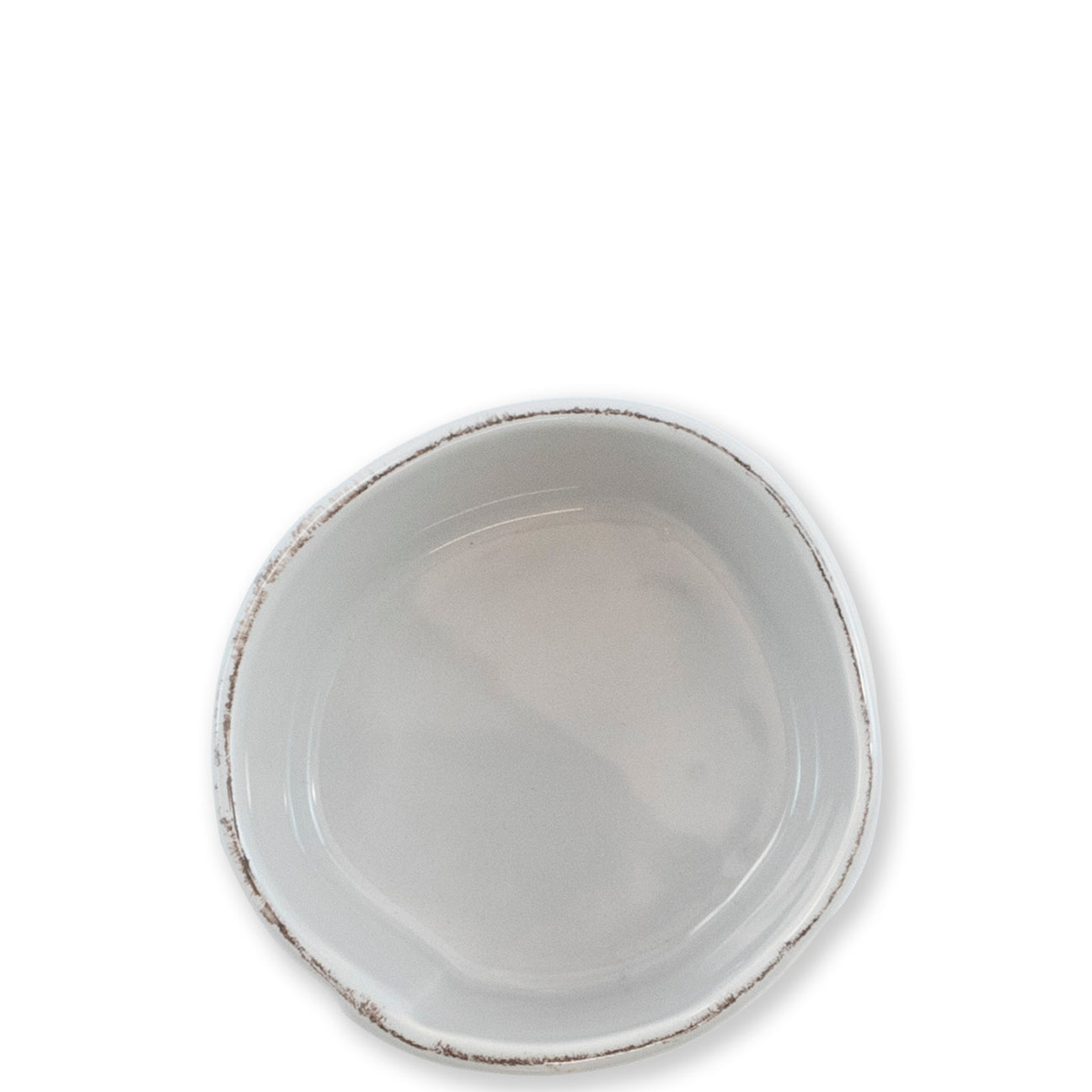 VIETRI Lastra White Condiment Bowl