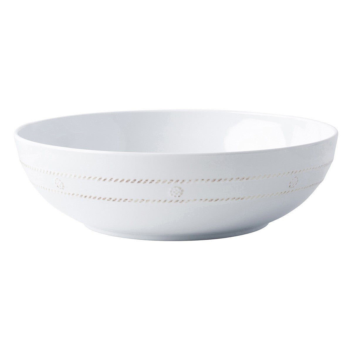 Juliska Berry & Thread Melamine 12" Bowl, White