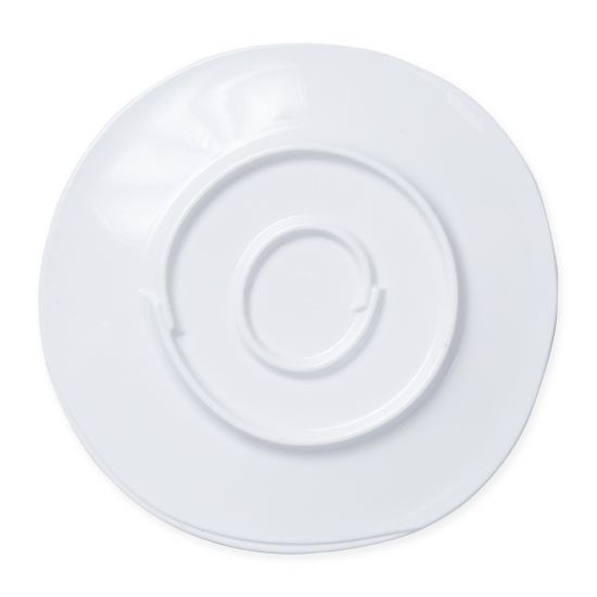 VIETRI Lastra Melamine White Dinner Plate
