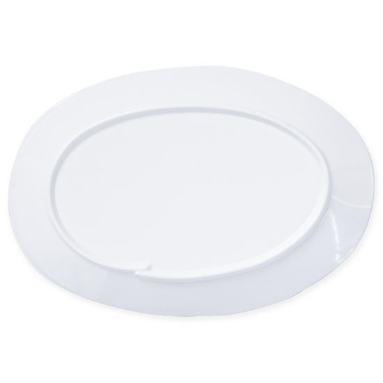 VIETRI Lastra Melamine White Oval Platter